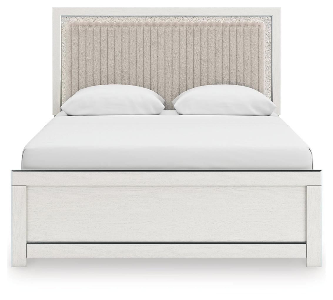 Birmonton Queen Upholstered Panel Platform Bed