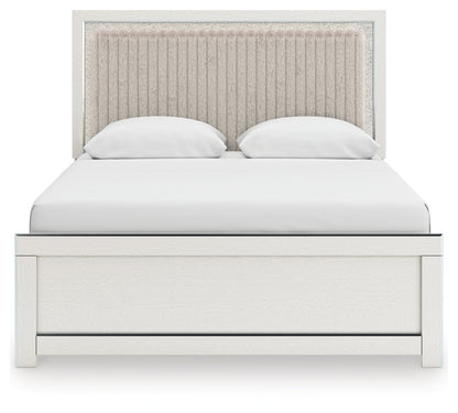 Birmonton Queen Upholstered Panel Platform Bed