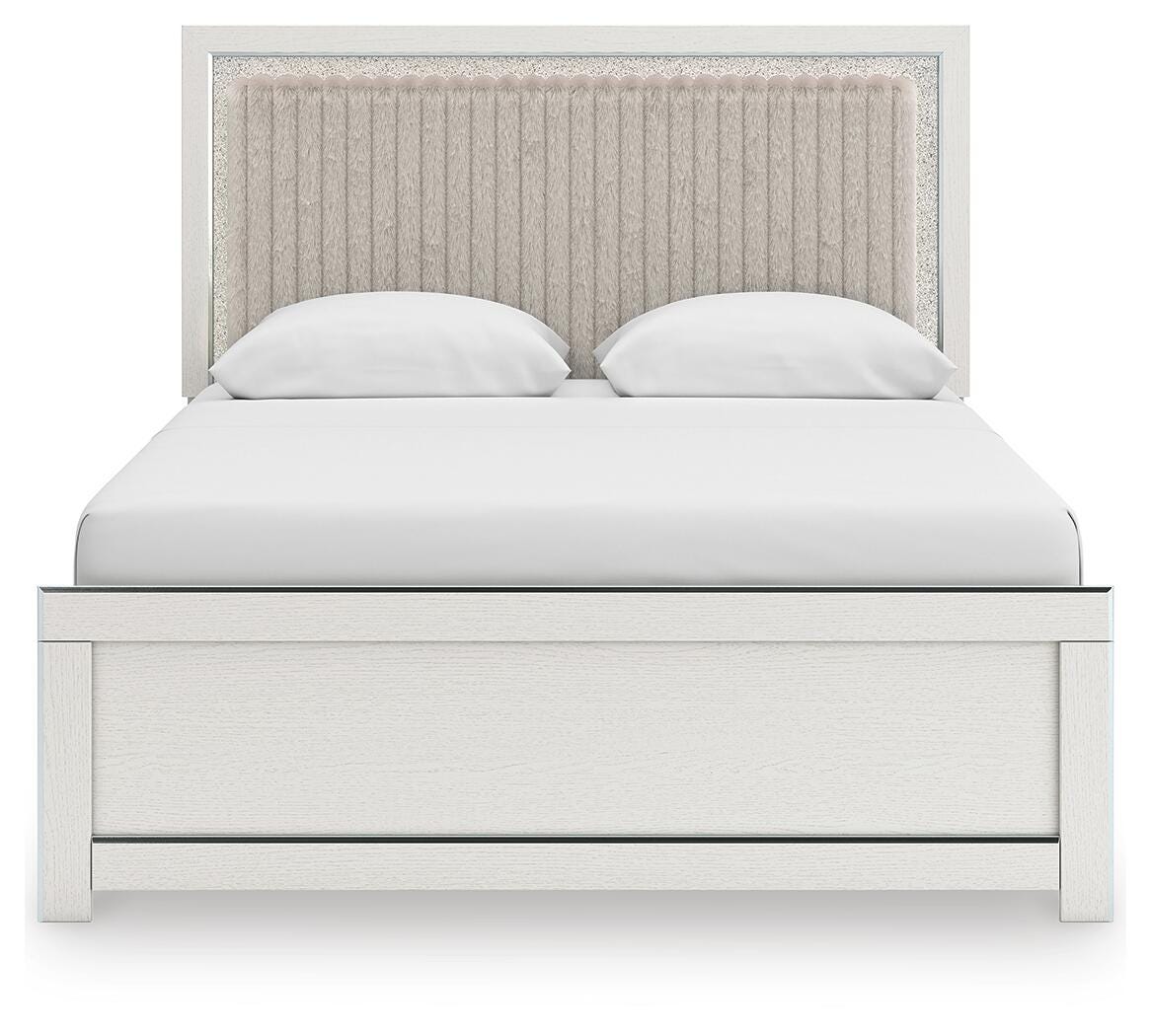 Birmonton Queen Upholstered Panel Platform Bed