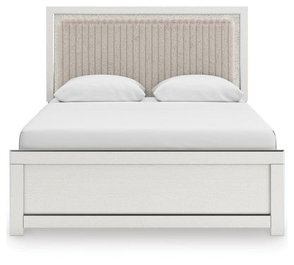 Birmonton Queen Upholstered Panel Platform Bed