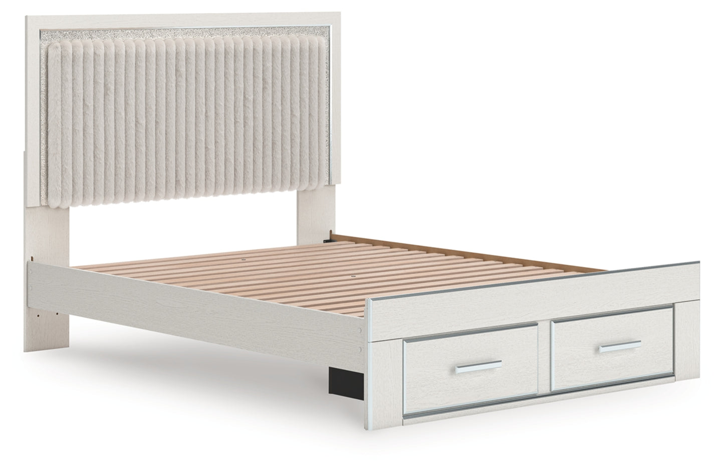 Birmonton Queen Upholstered Panel Platform Storage Bed