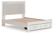 Birmonton Queen Upholstered Panel Platform Storage Bed