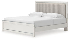 Birmonton King Upholstered Panel Platform Bed