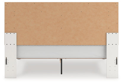 Birmonton King Upholstered Panel Platform Bed