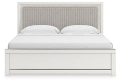 Birmonton King Upholstered Panel Platform Bed