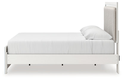 Birmonton King Upholstered Panel Platform Bed