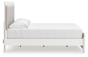 Birmonton King Upholstered Panel Platform Bed