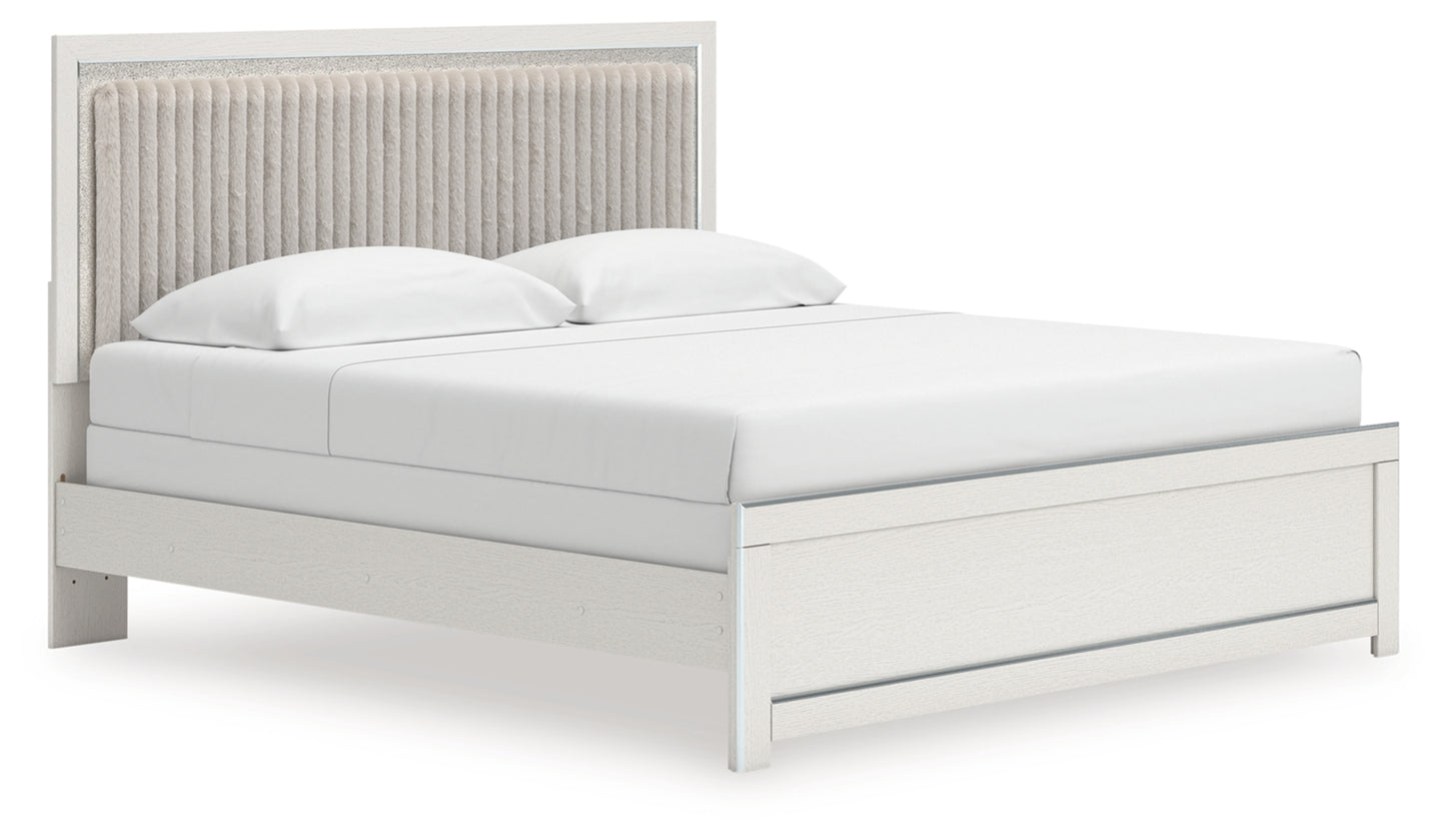 Birmonton King Upholstered Panel Bed
