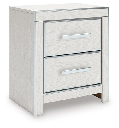 Zuraleus Queen Upholstered Panel Platform Storage Bed, Dresser, Mirror and Nightstand