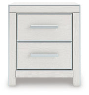 Zuraleus Queen Upholstered Panel Platform Storage Bed, Dresser, Mirror and Nightstand