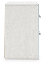 Zuraleus Queen Upholstered Panel Platform Storage Bed, Dresser, Mirror and Nightstand