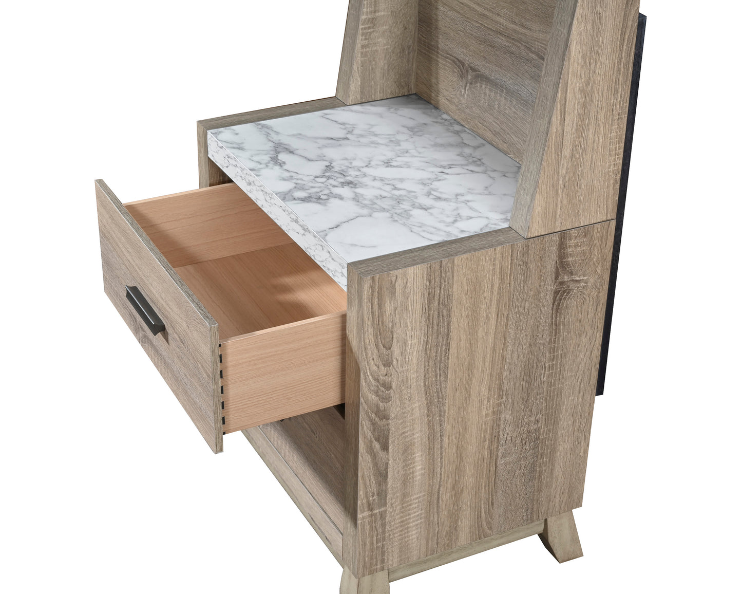 Tilston Night Stand W/Wall Panel