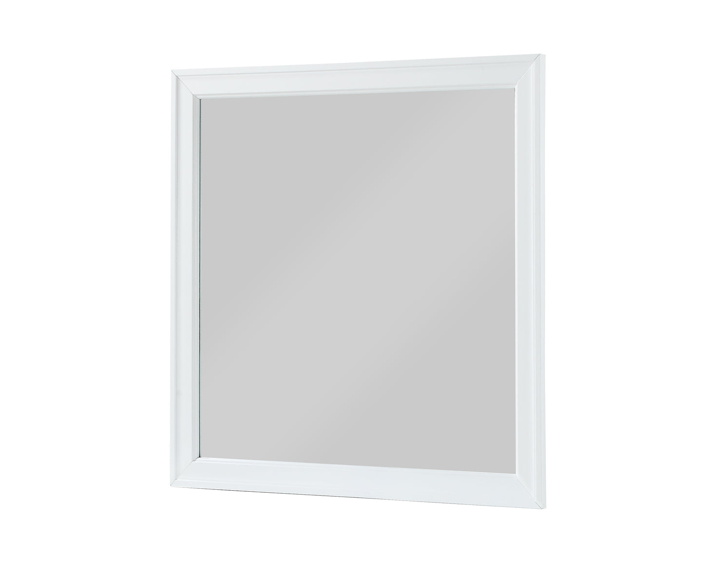 Louis Philip Dresser Mirror White