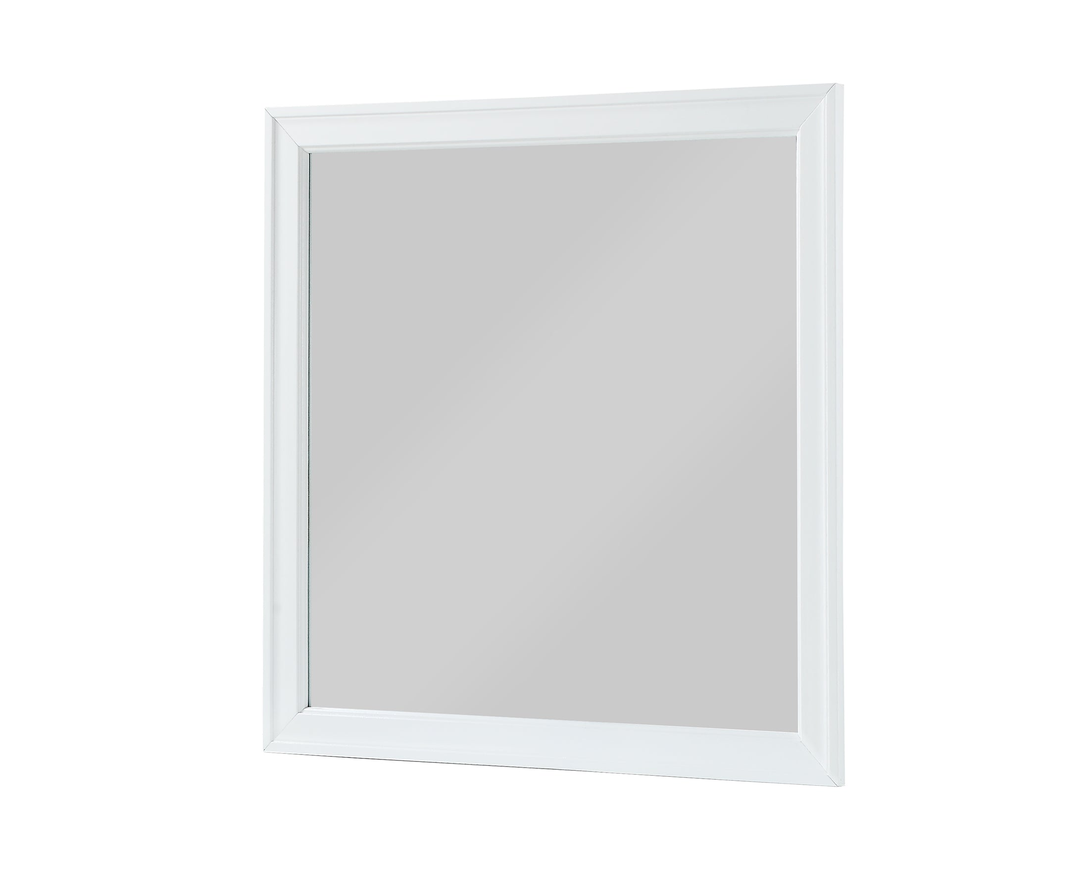 Louis Philip Dresser Mirror White