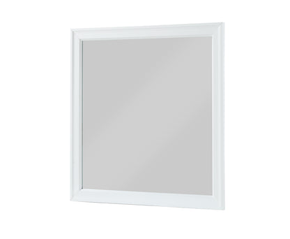 Louis Philip Dresser Mirror White