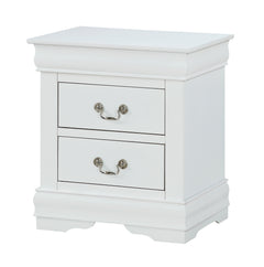 Louis Philip Night Stand White