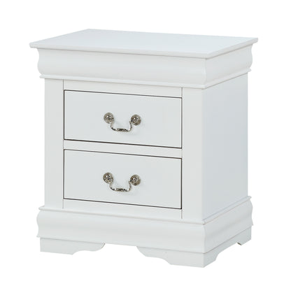 Louis Philip Night Stand White