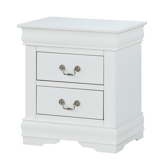 Louis Philip Night Stand White