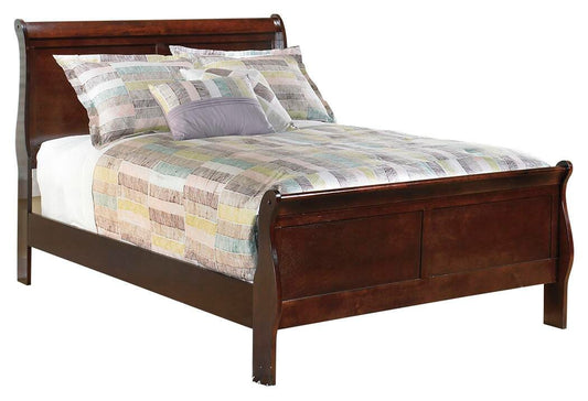 Alisdair Full Sleigh Bed with Mirrored Dresser
