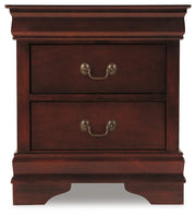 Alisdair Twin Sleigh Bed with Mirrored Dresser, Chest and Nightstand