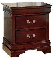 Alisdair Twin Sleigh Bed with Mirrored Dresser, Chest and Nightstand