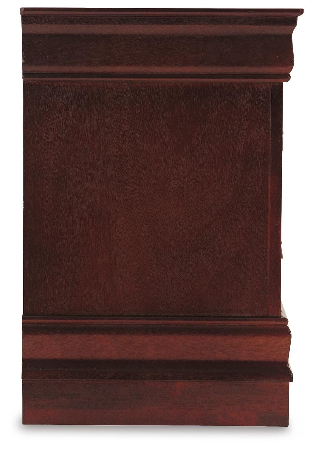 Alisdair Twin Sleigh Bed with Mirrored Dresser, Chest and Nightstand
