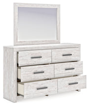 Cayboni Twin Panel Bed, Dresser, Mirror and Chest