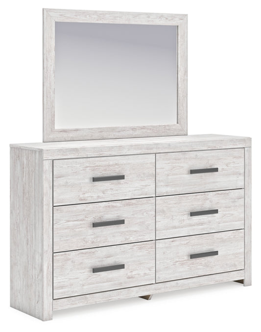 Cayboni Full Panel Bed, Dresser, Mirror, Chest and Nightstand
