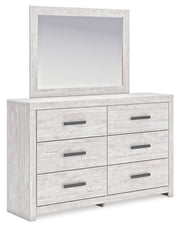 Cayboni Twin Panel Bed, Dresser, Mirror and Chest