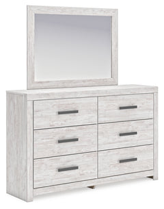 Cayboni Twin Panel Bed, Dresser, Mirror and Chest