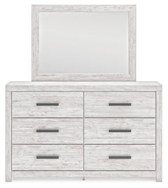 Cayboni King Panel Bed, Dresser, Mirror and Chest