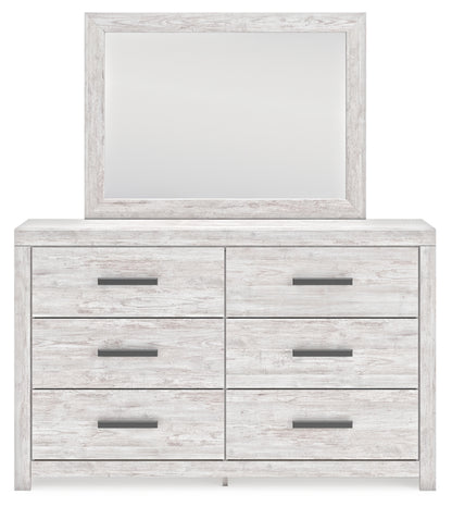 Cayboni Twin Panel Bed, Dresser, Mirror and Chest