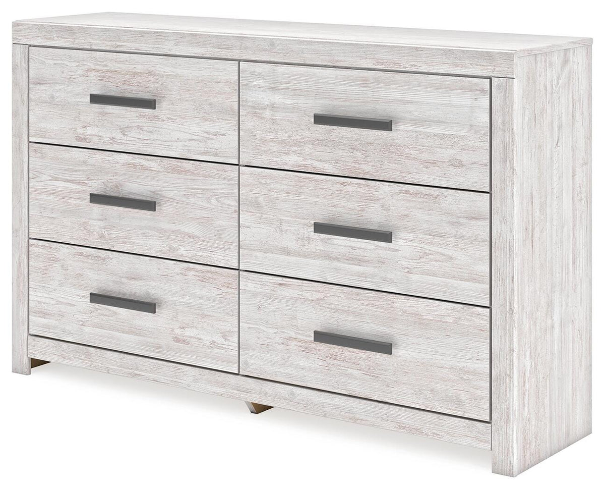 Cayboni Full Panel Bed, Dresser and Nightstand