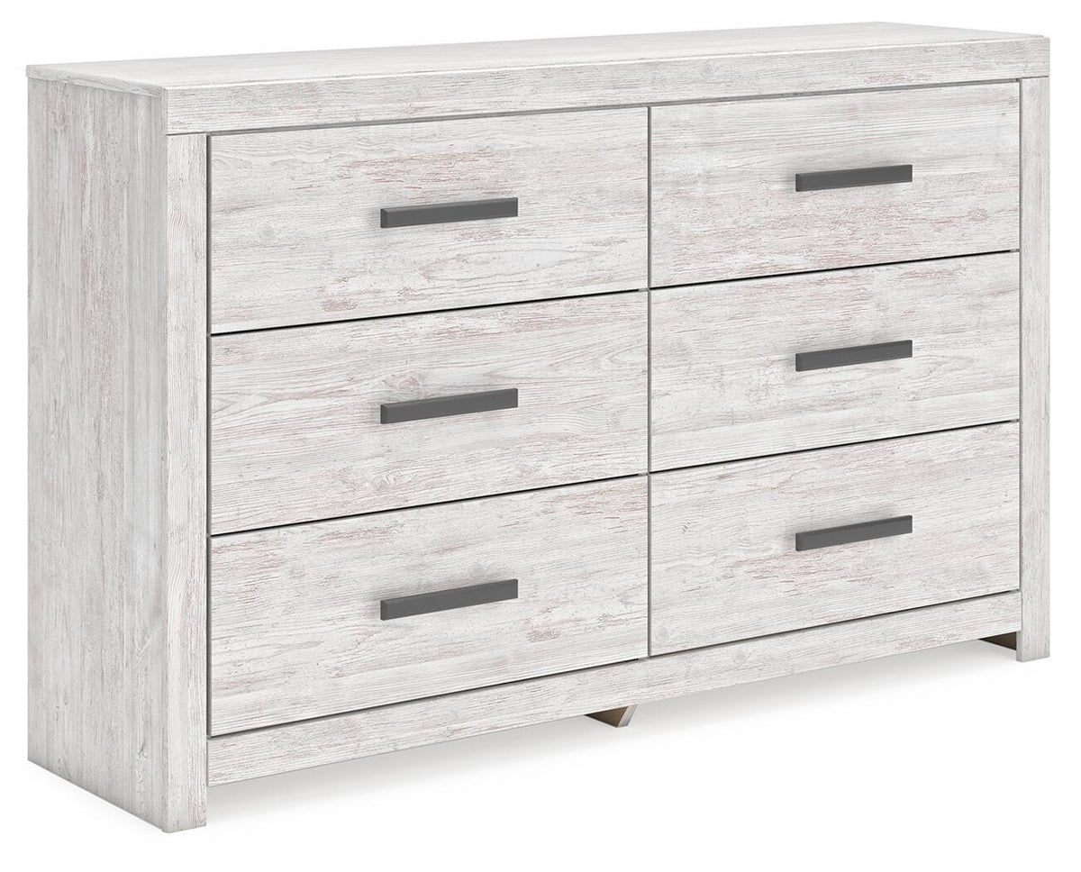 Cayboni Full Panel Bed, Dresser and Nightstand