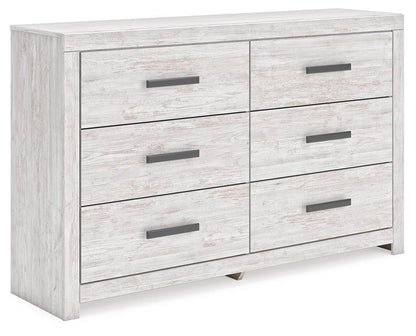 Cayboni Full Panel Bed, Dresser and Nightstand