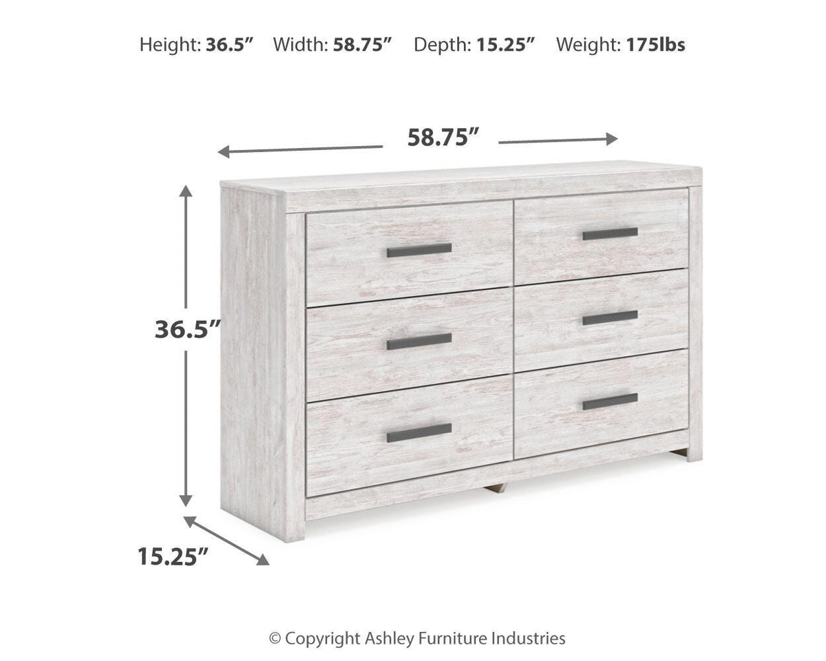 Cayboni Six Drawer Dresser