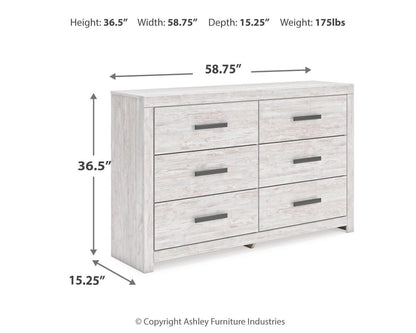 Cayboni Six Drawer Dresser