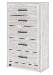Cayboni King Panel Bed, Dresser, Mirror, Chest and Nightstand