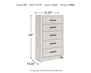 Cayboni King Panel Bed, Dresser, Mirror, Chest and Nightstand