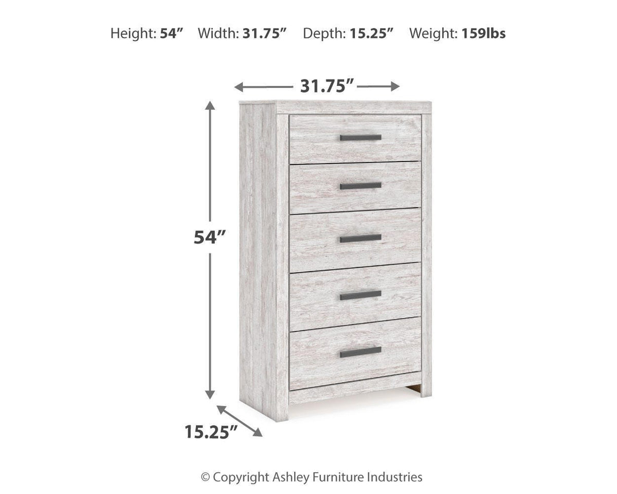 Cayboni Five Drawer Chest