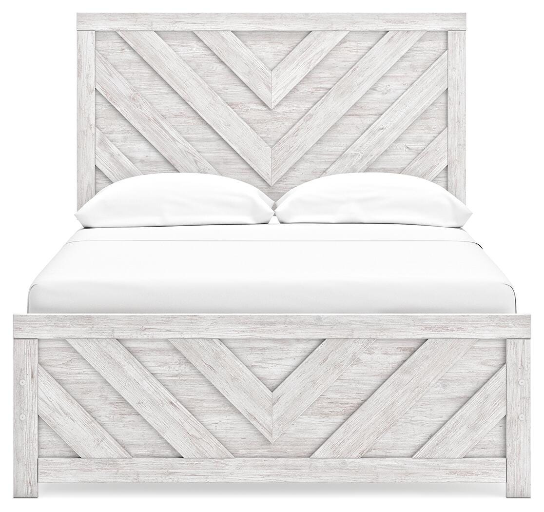 Cayboni Full Panel Bed, Dresser and Nightstand