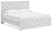 Cayboni King Panel Bed, Dresser, Mirror, Chest and Nightstand