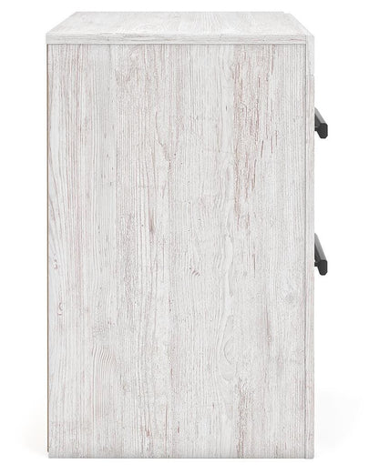Cayboni King Panel Bed, Dresser, Mirror, Chest and Nightstand