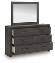 Prendonea Full Panel Bed, Dresser, Mirror, Chest and Nightstand