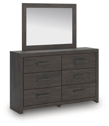 Prendonea Twin Panel Bed, Dresser and Mirror