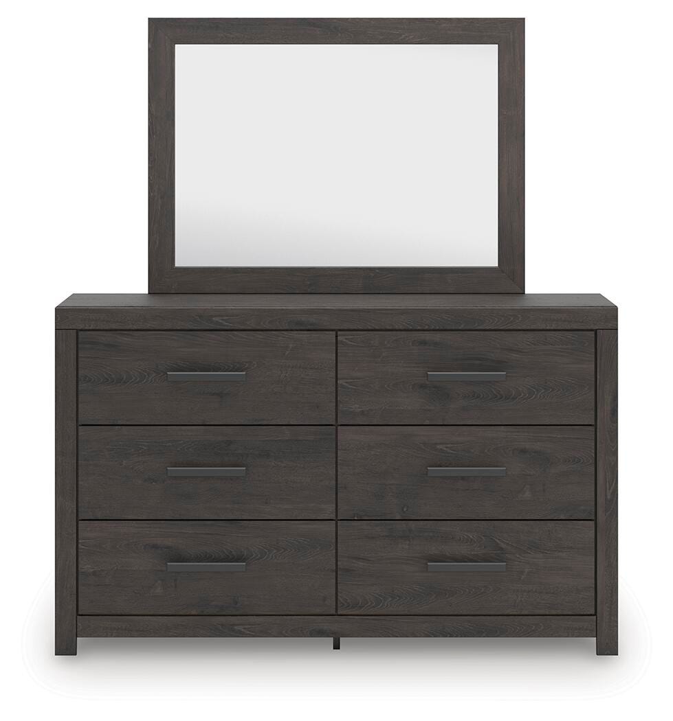 Prendonea Queen Panel Bed, Dresser and Mirror