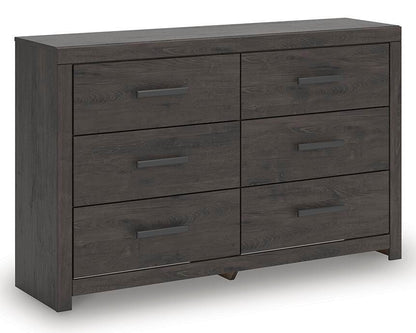 Prendonea King Panel Bed, Dresser and Nightstand
