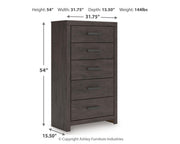 Prendonea Five Drawer Chest