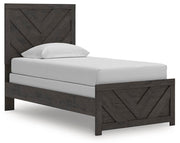 Prendonea Twin Panel Bed, Dresser and Mirror