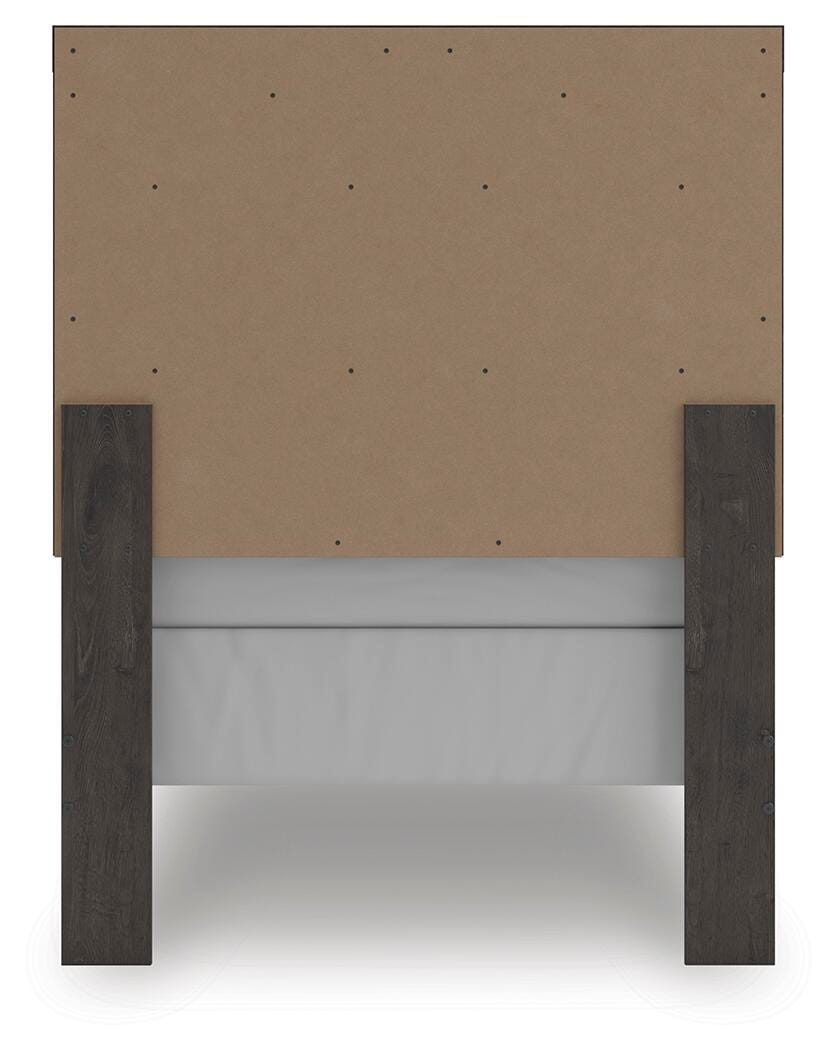 Prendonea Twin Panel Bed, Dresser and Mirror